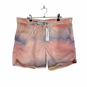 True Religion Pink Tie-Dye Board Shorts Size 33